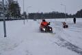 Sneeuwvrij maken van de ijsbaan 21 Januari 2013