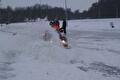 Sneeuwvrij maken van de ijsbaan 21 Januari 2013